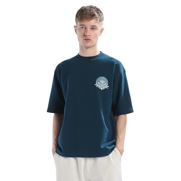 NOBERO Men's Conversational Oversized Fit T-Shirt