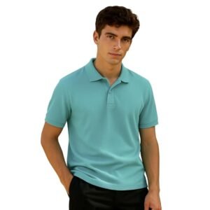 NOBERO Men's Cotton Solid Regular Fit Polo Shirt