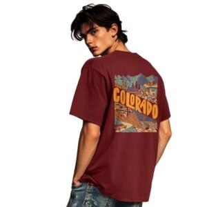 NOBERO Men's Graphic Print Oversized Fit T-Shirt