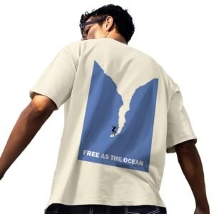 NOBERO Men's Cotton Oversized Fit T-Shirt