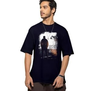 Bewakoof Men's Graphic Printed Cotton T-Shirt - Fit,Half Sleeves
