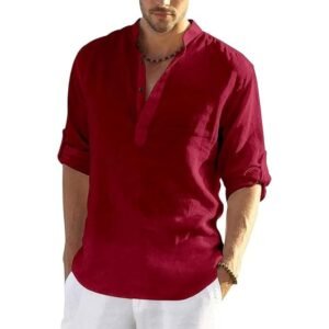 Bellstone Men's Solid Regular Fit Shirt