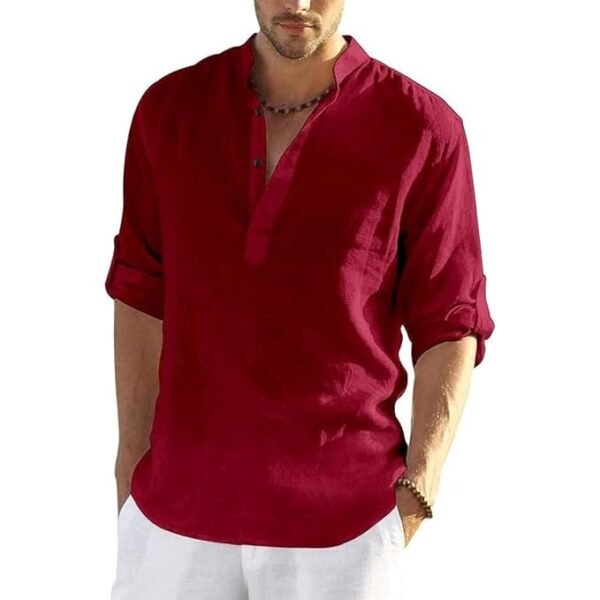 Bellstone Men's Solid Regular Fit Shirt