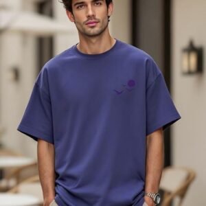 NOBERO Men's Graphic Print Oversized Fit T-Shirt