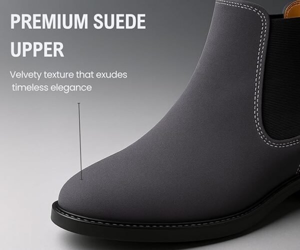 Kraasa Men's Slip On Fashion Chelsea | Comfortable Fit, Trendy, Stylish Boots - Image 3