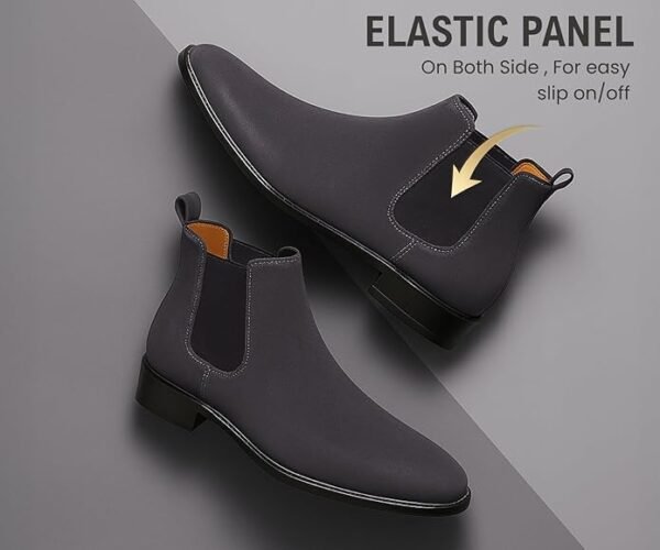 Kraasa Men's Slip On Fashion Chelsea | Comfortable Fit, Trendy, Stylish Boots