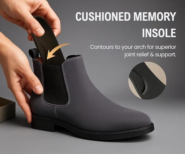 Kraasa Men's Slip On Fashion Chelsea | Comfortable Fit, Trendy, Stylish Boots - Image 6