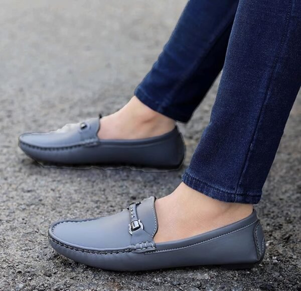 AADI Men's Synthetic Leather Outdoor Loafer Shoes - Image 7