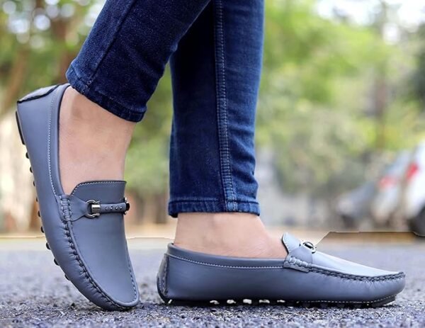 AADI Men's Synthetic Leather Outdoor Loafer Shoes - Image 6