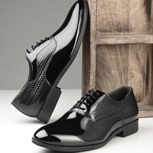 San Frissco Mens Formal Shoes Lace Up Glossy Stylish, Trending, Party