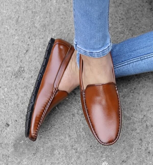 AADI Men's Synthetic Leather Outdoor Formal Loafers Shoes - Image 7