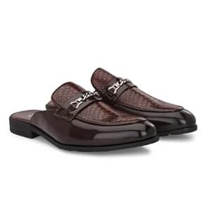 San Frissco Polyurethane Formal Textured Shoe-Style Sandal for Men