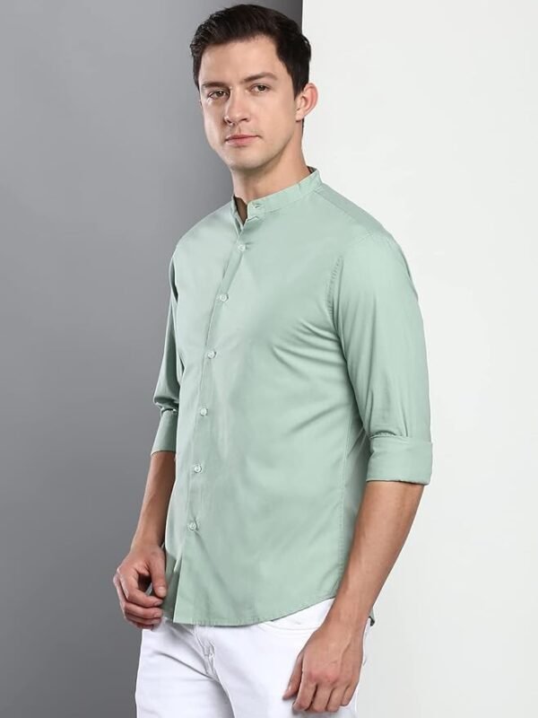 Dennis Lingo Men's Cotton Slim Fit Solid - Image 5