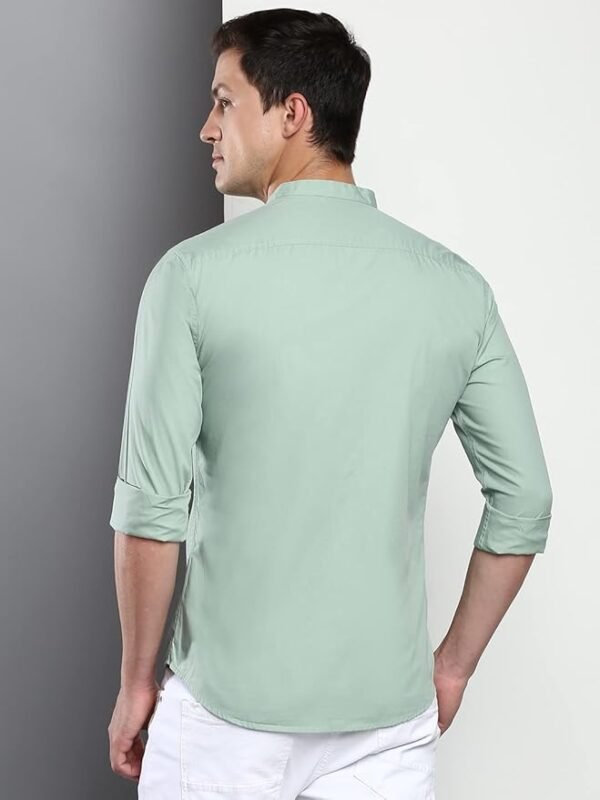 Dennis Lingo Men's Cotton Slim Fit Solid - Image 3