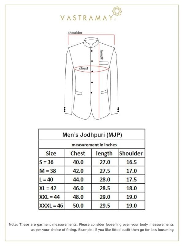 VASTRAMAY Men's Green Jodhpuri - Image 5