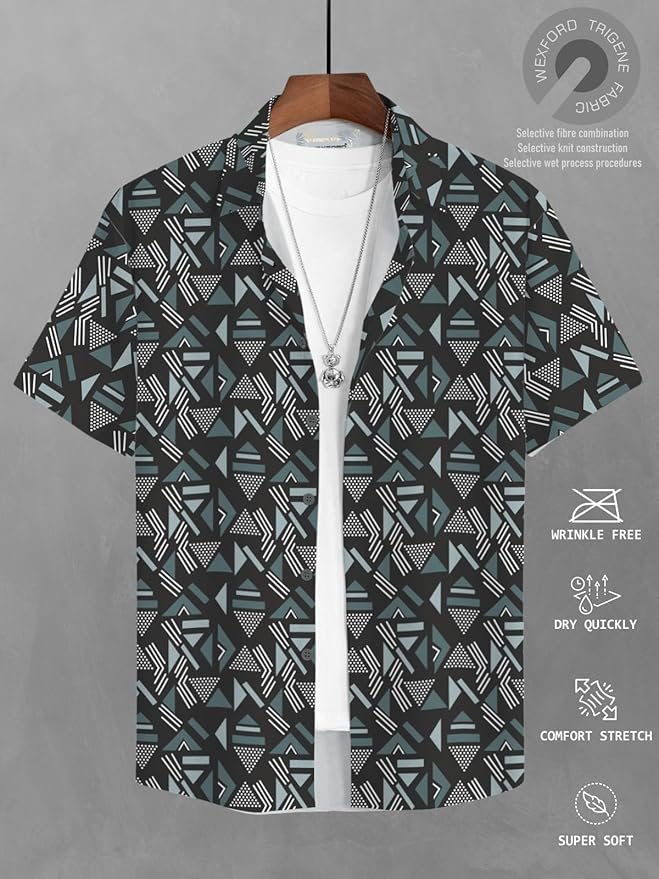 BULLMER Trendy Regular Fit Printed Causal Shirt for Men - Pack of 1 - Image 2