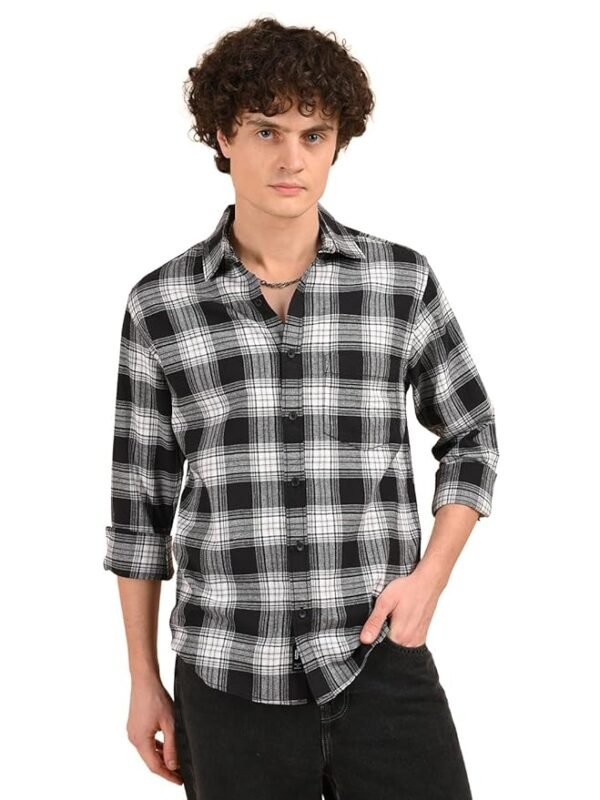 Sons Premium Khadi Linen Regular Fit Button Down Casual Shirt for Men