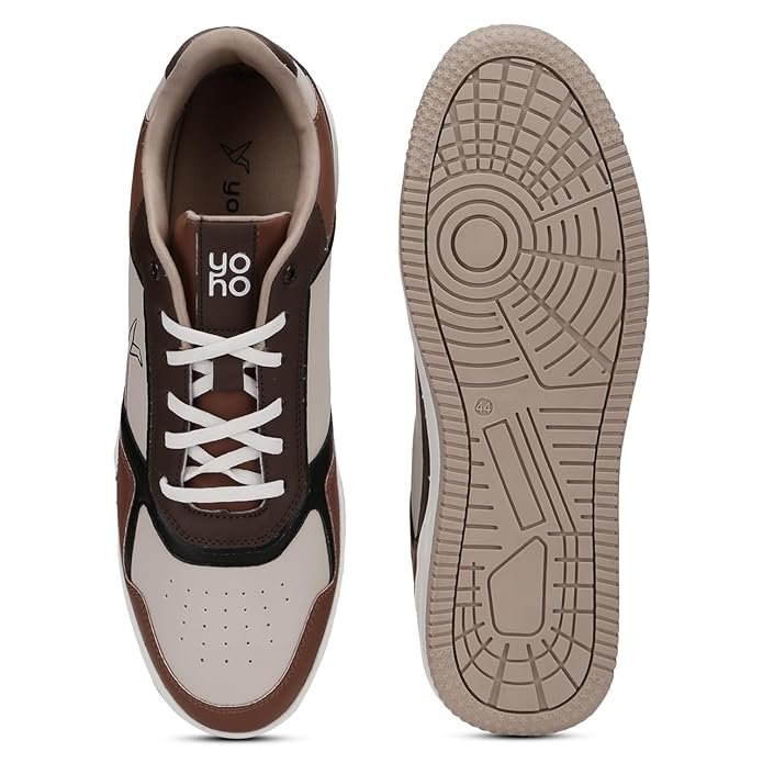 YOHO Colored PU Fashion Sneaker for Men | - Image 4