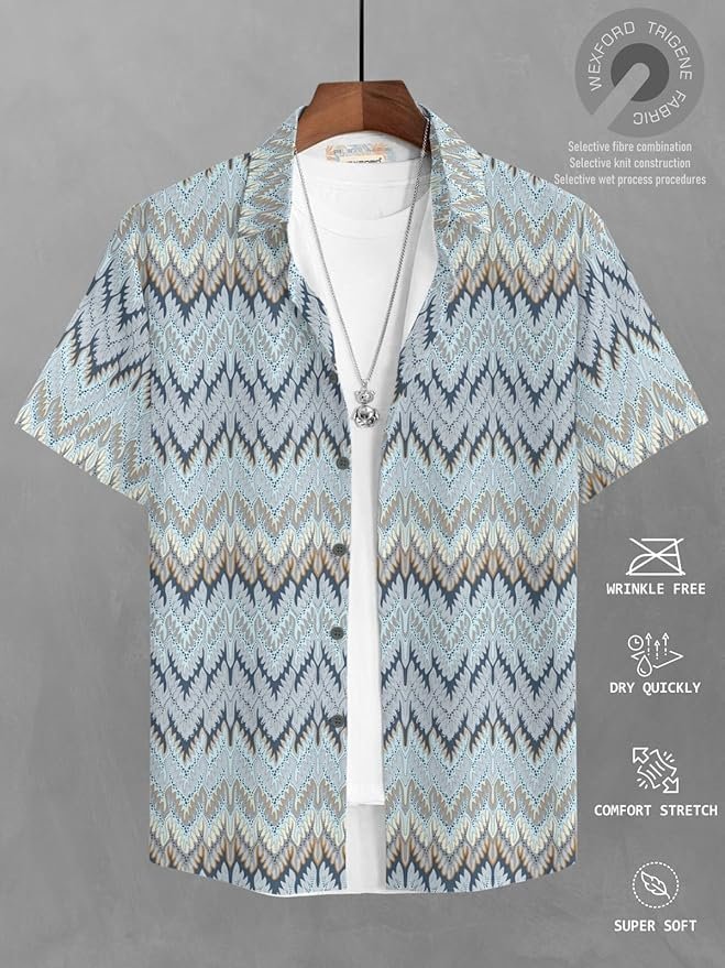 BULLMER Trendy Regular Fit Printed Causal Shirt for Men - Pack of 1 - Image 2