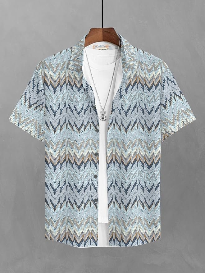 BULLMER Trendy Regular Fit Printed Causal Shirt for Men - Pack of 1 - Image 5