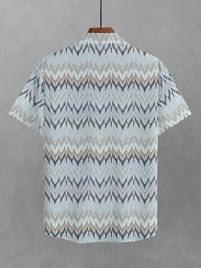 BULLMER Trendy Regular Fit Printed Causal Shirt for Men - Pack of 1 - Image 4