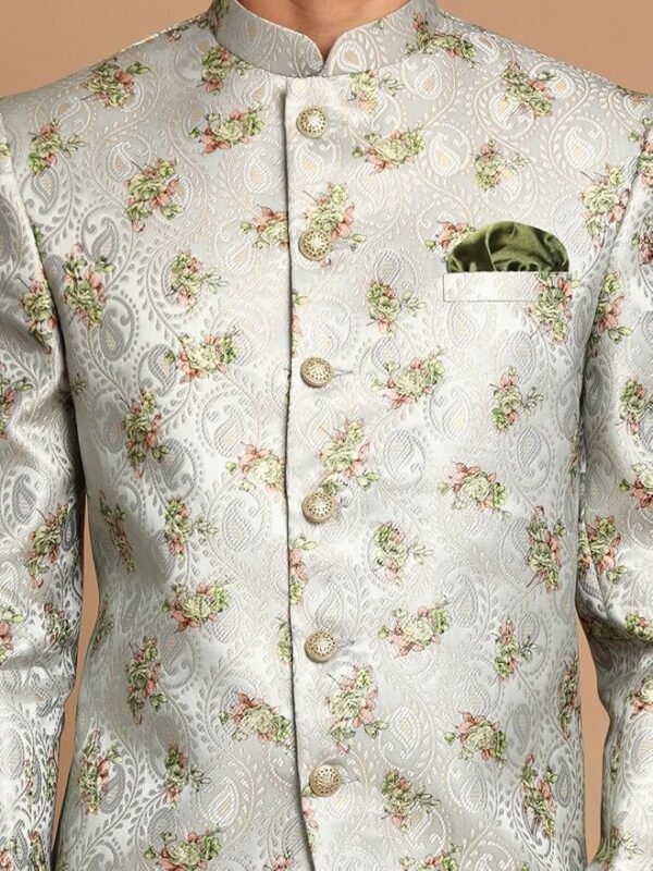 VASTRAMAY Men's Green Jodhpuri - Image 2