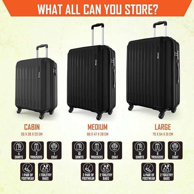 Close-up of a blue suitcase with FlowMotion 8-wheel spinner system,